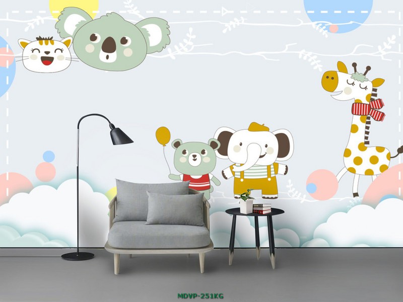 Tranh con vật đáng yêu cho bé MDVP-251KG